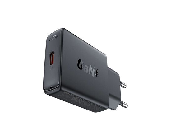 Зарядное устройство Acefast A65 USB-C PD20W GaN ultra-thin Black (6974316282686), изображение 2 Зарядное устройство Acefast A65 USB-C PD20W GaN ultra-thin Black (6974316282686), изображение 2