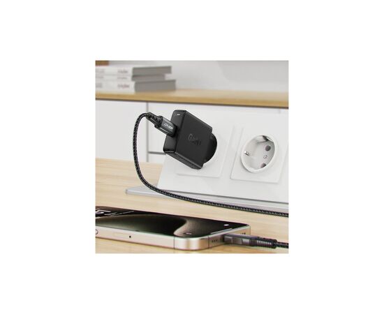 Зарядное устройство Acefast A65 USB-C PD20W GaN ultra-thin Black (6974316282686), изображение 4 Зарядное устройство Acefast A65 USB-C PD20W GaN ultra-thin Black (6974316282686), изображение 4