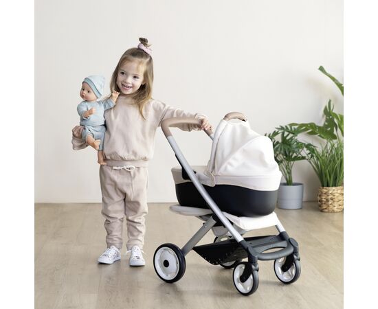 Коляска для кукол Smoby Maxi-Cosi 3 в 1. Айвори со съемной люлькой, 55 x 39 x 64 см, 3+ (7600253122), изображение 6 Коляска для кукол Smoby Maxi-Cosi 3 в 1. Айвори со съемной люлькой, 55 x 39 x 64 см, 3+ (7600253122), изображение 6