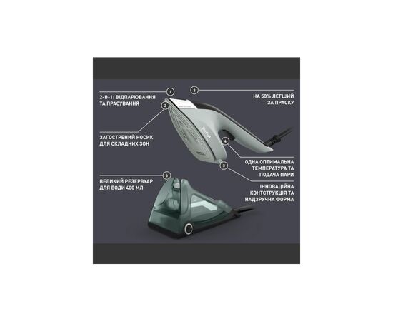 Відпарювач для одягу Tefal JF4031E0, зображення 12 Відпарювач для одягу Tefal JF4031E0, зображення 12