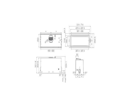 Вытяжка кухонная Elica LANE SENSOR IX/A/52, изображение 5 Вытяжка кухонная Elica LANE SENSOR IX/A/52, изображение 5