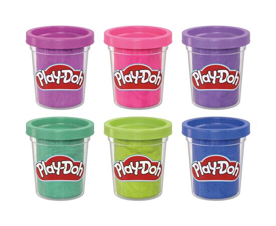 Набор для творчества Hasbro Play-Doh Sparkle collection 6 баночок (F9932), изображение 2 Набор для творчества Hasbro Play-Doh Sparkle collection 6 баночок (F9932), изображение 2