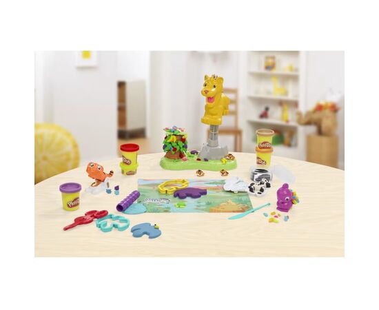 Набор для творчества Hasbro Play-Doh Лев та друзі (F7221), изображение 10 Набор для творчества Hasbro Play-Doh Лев та друзі (F7221), изображение 10
