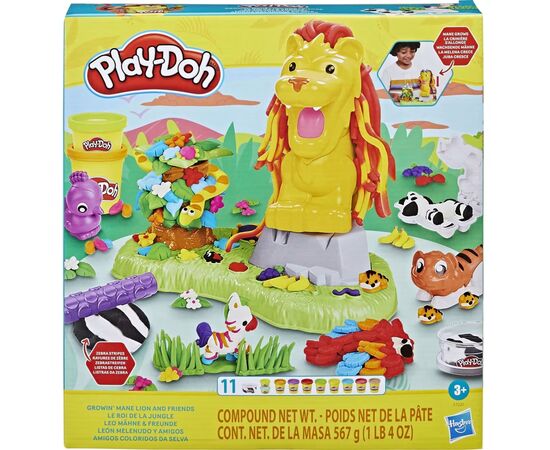 Набор для творчества Hasbro Play-Doh Лев та друзі (F7221) Набор для творчества Hasbro Play-Doh Лев та друзі (F7221)