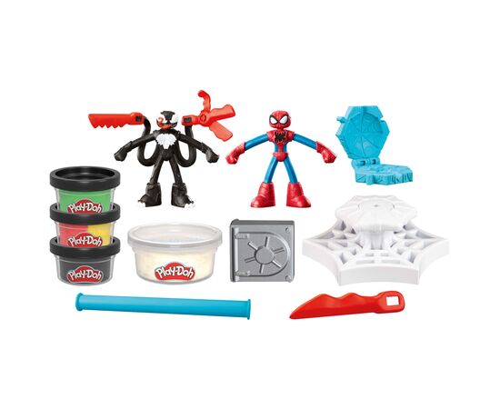 Набор для творчества Hasbro Play-Doh Marvel Спайдер-Мен Людина-павук (F9827), изображение 2 Набор для творчества Hasbro Play-Doh Marvel Спайдер-Мен Людина-павук (F9827), изображение 2