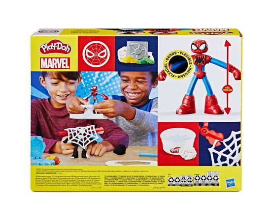 Набор для творчества Hasbro Play-Doh Marvel Спайдер-Мен Людина-павук (F9827), изображение 3 Набор для творчества Hasbro Play-Doh Marvel Спайдер-Мен Людина-павук (F9827), изображение 3