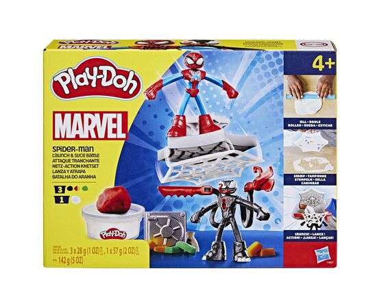 Набор для творчества Hasbro Play-Doh Marvel Спайдер-Мен Людина-павук (F9827) Набор для творчества Hasbro Play-Doh Marvel Спайдер-Мен Людина-павук (F9827)