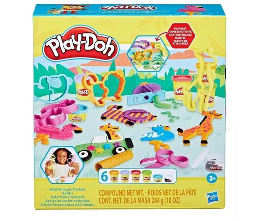 Набор для творчества Hasbro Play-Doh Сафарі (F7213) Набор для творчества Hasbro Play-Doh Сафарі (F7213)