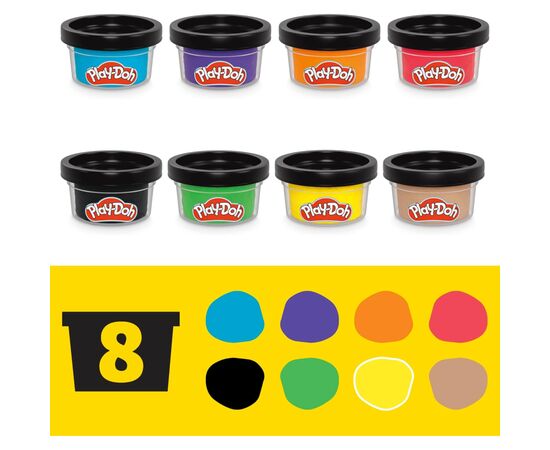 Набор для творчества Hasbro Play-Doh Черепашки-ніндзя Ковабунга (G0556), изображение 3 Набор для творчества Hasbro Play-Doh Черепашки-ніндзя Ковабунга (G0556), изображение 3