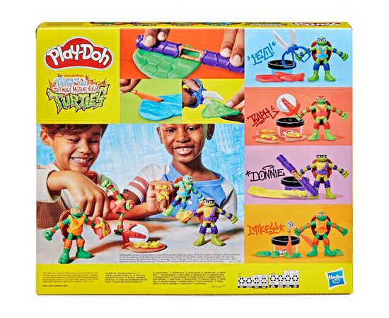 Набор для творчества Hasbro Play-Doh Черепашки-ніндзя Ковабунга (G0556), изображение 5 Набор для творчества Hasbro Play-Doh Черепашки-ніндзя Ковабунга (G0556), изображение 5