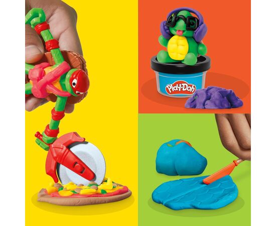 Набор для творчества Hasbro Play-Doh Черепашки-ніндзя Ковабунга (G0556), изображение 7 Набор для творчества Hasbro Play-Doh Черепашки-ніндзя Ковабунга (G0556), изображение 7