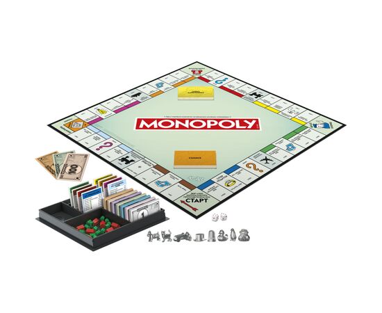 Настольная игра Hasbro Gaming Монополия классическая обновлена (G0009), изображение 2 Настольная игра Hasbro Gaming Монополия классическая обновлена (G0009), изображение 2