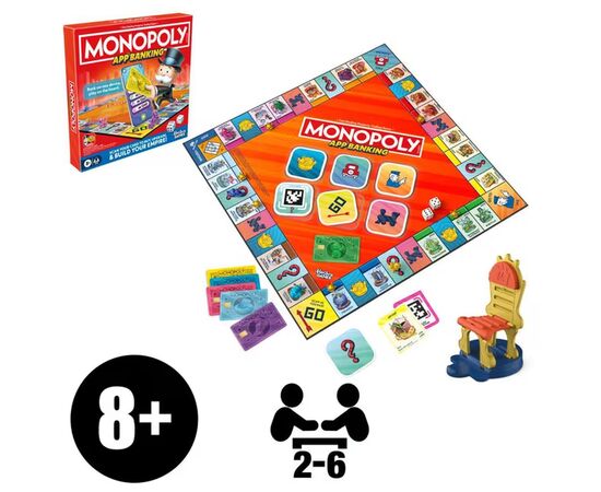 Настольная игра Hasbro Gaming Монополия Мобильный Банкинг (G1424), изображение 2 Настольная игра Hasbro Gaming Монополия Мобильный Банкинг (G1424), изображение 2