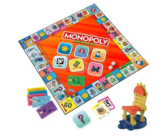 Настольная игра Hasbro Gaming Монополия Мобильный Банкинг (G1424), изображение 3 Настольная игра Hasbro Gaming Монополия Мобильный Банкинг (G1424), изображение 3