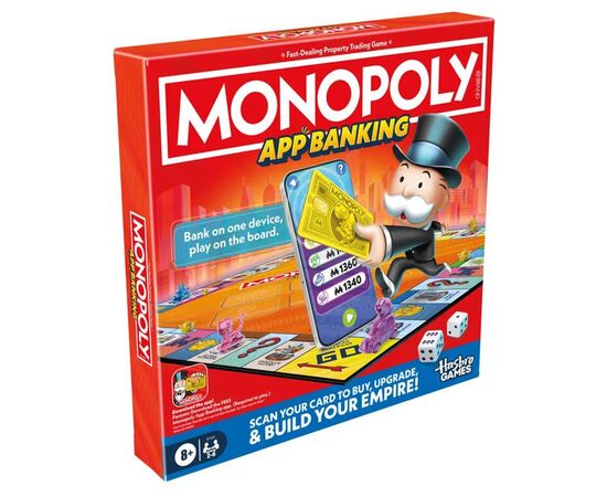 Настольная игра Hasbro Gaming Монополия Мобильный Банкинг (G1424) Настольная игра Hasbro Gaming Монополия Мобильный Банкинг (G1424)