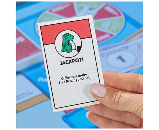 Настольная игра Hasbro Монополия Дополнение к классической игре "Джекпот! Свободная парковка" (G0718), изображение 8 Настольная игра Hasbro Монополия Дополнение к классической игре "Джекпот! Свободная парковка" (G0718), изображение 8