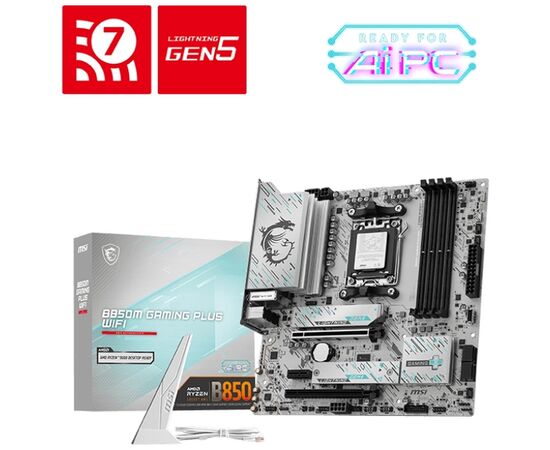 Материнская плата MSI B850M GAMING PLUS WIFI, изображение 5 Материнская плата MSI B850M GAMING PLUS WIFI, изображение 5