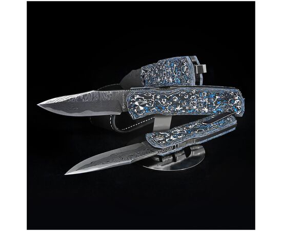 Нож Maserin Power, Magnacut, fat carbon arctic blue (502/BM), изображение 11 Нож Maserin Power, Magnacut, fat carbon arctic blue (502/BM), изображение 11