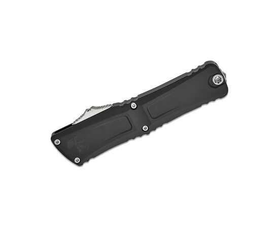 Ніж Microtech Combat Troodon Gen III OTF, stonewash. напівсерретор, чорний (1143-11), зображення 3 Ніж Microtech Combat Troodon Gen III OTF, stonewash. напівсерретор, чорний (1143-11), зображення 3