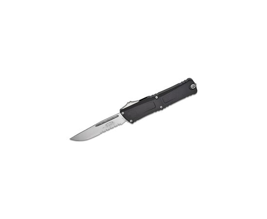 Ніж Microtech Combat Troodon Gen III OTF, stonewash. напівсерретор, чорний (1143-11) Ніж Microtech Combat Troodon Gen III OTF, stonewash. напівсерретор, чорний (1143-11)