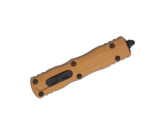 Ніж Microtech Dirac D/E OTF, чорний клинок, руків'я tan (225-1TA), зображення 3 Ніж Microtech Dirac D/E OTF, чорний клинок, руків'я tan (225-1TA), зображення 3