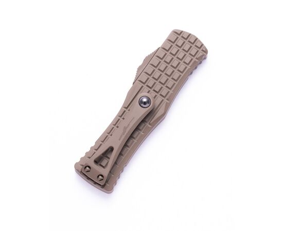 Ніж Microtech Hera D/E OTF signature, frag, cerakote, chocolate brown (702-1FRCCHS), зображення 2 Ніж Microtech Hera D/E OTF signature, frag, cerakote, chocolate brown (702-1FRCCHS), зображення 2