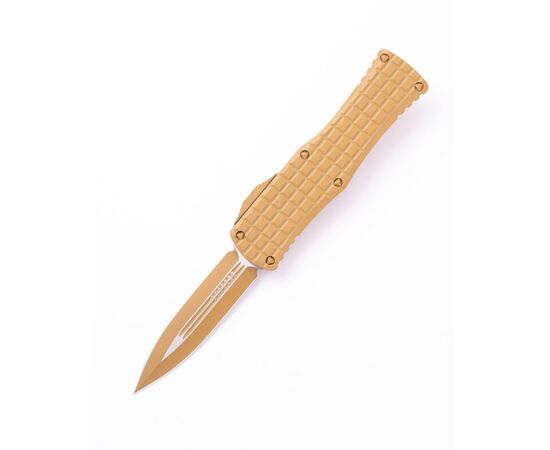 Ніж Microtech Hera D/E OTF signature, frag, cerakote, RAL-8000 (702-1FRCRAS) Ніж Microtech Hera D/E OTF signature, frag, cerakote, RAL-8000 (702-1FRCRAS)