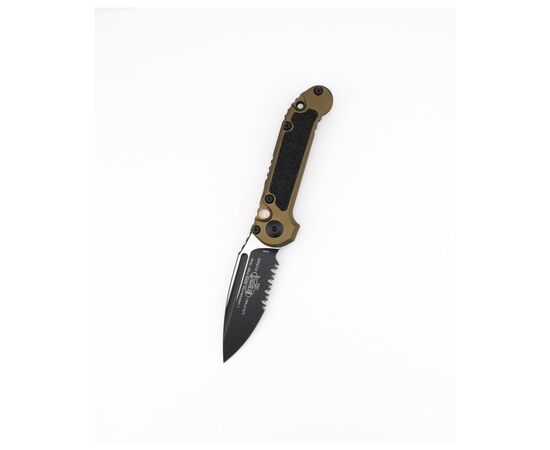 Ніж Microtech L.U.D.T S/E Gen III., чорний клинок, напівсеррейтор, руків'я OD green (1135-2OD) Ніж Microtech L.U.D.T S/E Gen III., чорний клинок, напівсеррейтор, руків'я OD green (1135-2OD)