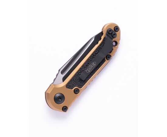 Ніж Microtech L.U.D.T S/E Gen III., чорний клинок, танто, руків'я tan (1136-1TA), зображення 2 Ніж Microtech L.U.D.T S/E Gen III., чорний клинок, танто, руків'я tan (1136-1TA), зображення 2