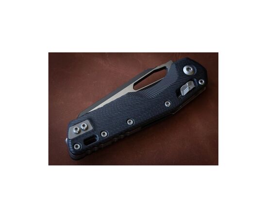 Ніж Microtech MSI SE, fluted black, G10, чорний (210-1FLGTBK), зображення 10 Ніж Microtech MSI SE, fluted black, G10, чорний (210-1FLGTBK), зображення 10
