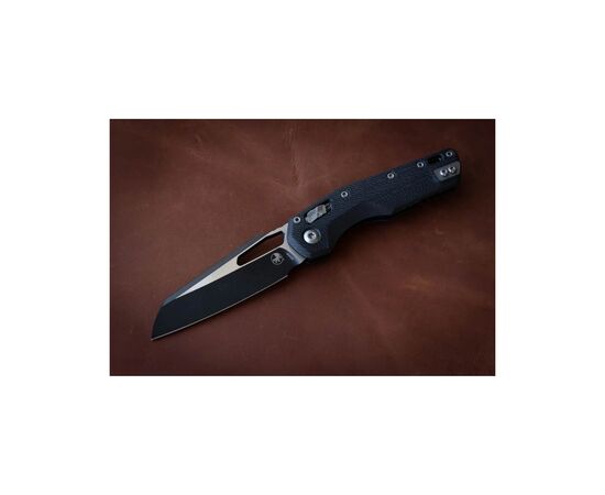 Ніж Microtech MSI SE, fluted black, G10, чорний (210-1FLGTBK), зображення 5 Ніж Microtech MSI SE, fluted black, G10, чорний (210-1FLGTBK), зображення 5