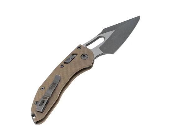 Ніж Microtech Stitch Ram-Lock, fluted, Apoc, руків'я G10 tan (169RL-10APFLGTTA), зображення 5 Ніж Microtech Stitch Ram-Lock, fluted, Apoc, руків'я G10 tan (169RL-10APFLGTTA), зображення 5