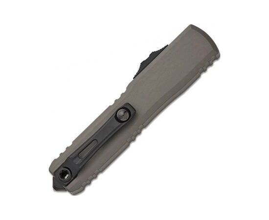 Ніж Microtech Ultratech Gen III OTF, ZBP D/E, tatical, напівсеррейтор, сірий (1121-2NC), зображення 3 Ніж Microtech Ultratech Gen III OTF, ZBP D/E, tatical, напівсеррейтор, сірий (1121-2NC), зображення 3