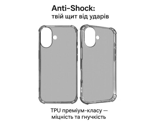 Чехол для мобильного телефона BeCover Anti-Shock Apple iPhone 17 Grey (713794), изображение 2
