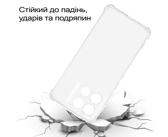 Чехол для мобильного телефона BeCover Anti-Shock Motorola Moto G86 Clear (713803), изображение 2
