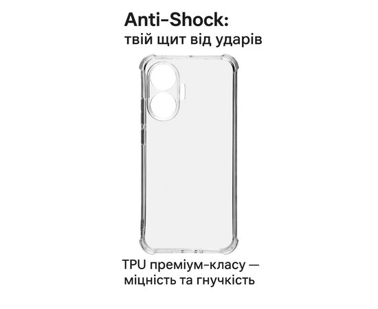 Чехол для мобильного телефона BeCover Anti-Shock Poco F7 Clear (713807), изображение 2