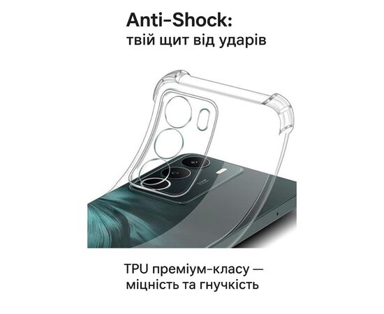 Чехол для мобильного телефона BeCover Anti-Shock Realme C71 Clear (713810), изображение 3
