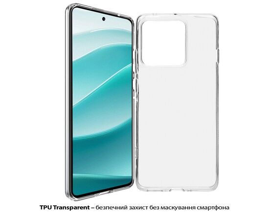 Чехол для мобильного телефона BeCover Silicone Motorola Edge 60 Transparent (713771), изображение 2