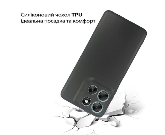 Чехол для мобильного телефона BeCover Silicone Motorola Moto G56 Black (713766), изображение 3