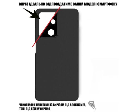 Чехол для мобильного телефона BeCover Silicone Oppo A5x 4G/5G Black (713788), изображение 4