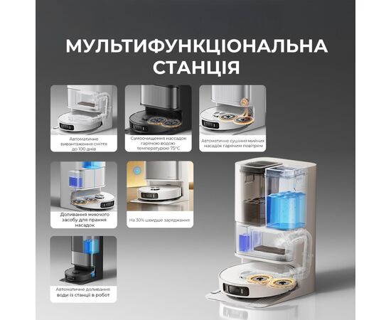 Пылесос Dreame L40 Ultra AE Black (RLL77SE-BLACK), изображение 4 Пылесос Dreame L40 Ultra AE Black (RLL77SE-BLACK), изображение 4