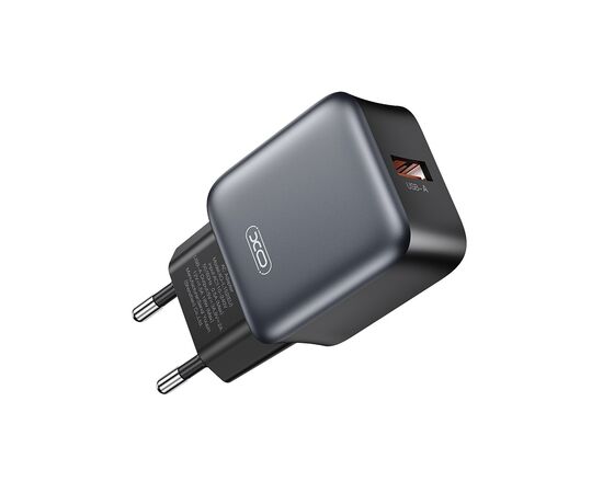 Зарядний пристрій XO USB QC3.0 18W black (L152_Black), зображення 2