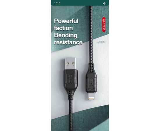 Дата кабель USB 2.0 AM to USB-C 1.0m braided white XO (NB235_C_White), изображение 6 Дата кабель USB 2.0 AM to USB-C 1.0m braided white XO (NB235_C_White), изображение 6