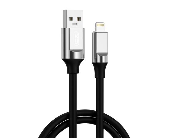 Дата кабель USB 2.0 AM to Lightning 1.0m 6A silicone black XO (NB251_L_Black) Дата кабель USB 2.0 AM to Lightning 1.0m 6A silicone black XO (NB251_L_Black)
