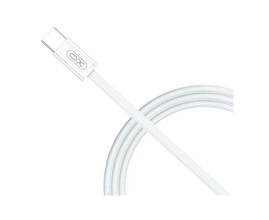 Дата кабель USB-C to USB-C 1.5m 60W white XO (NBQ260B_С_White), изображение 2 Дата кабель USB-C to USB-C 1.5m 60W white XO (NBQ260B_С_White), изображение 2