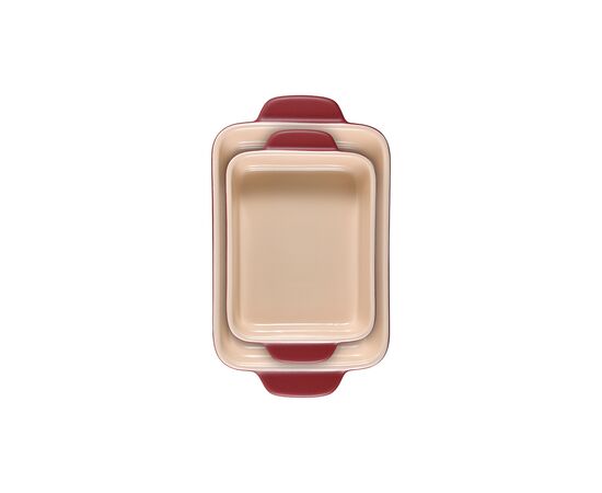 Форма для выпечки Bergner Maroon, набір 2 шт (BG-13434-RD), изображение 2 Форма для выпечки Bergner Maroon, набір 2 шт (BG-13434-RD), изображение 2