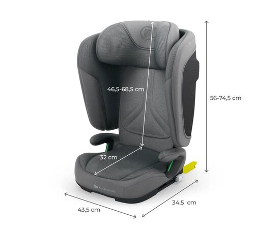 Автокресло Kinderkraft Unity 2 i-Size Grey (KCUNIT02GRY0000) (5902533928347), изображение 5 Автокресло Kinderkraft Unity 2 i-Size Grey (KCUNIT02GRY0000) (5902533928347), изображение 5
