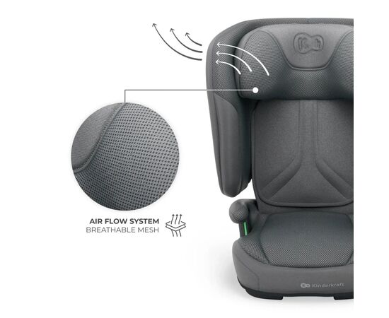 Автокресло Kinderkraft Unity 2 i-Size Grey (KCUNIT02GRY0000) (5902533928347), изображение 6 Автокресло Kinderkraft Unity 2 i-Size Grey (KCUNIT02GRY0000) (5902533928347), изображение 6