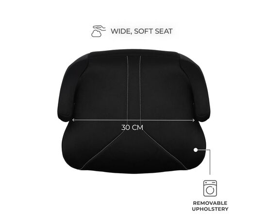 Автокресло Kinderkraft i-Boost 2 бустер Black (KCIBOO02BLK0000) (5902533929153), изображение 2 Автокресло Kinderkraft i-Boost 2 бустер Black (KCIBOO02BLK0000) (5902533929153), изображение 2
