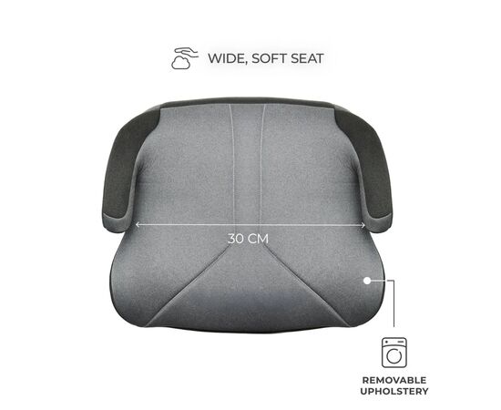 Автокресло Kinderkraft i-Boost 2 бустер Grey (KCIBOO02GRY0000) (5902533929160), изображение 2 Автокресло Kinderkraft i-Boost 2 бустер Grey (KCIBOO02GRY0000) (5902533929160), изображение 2